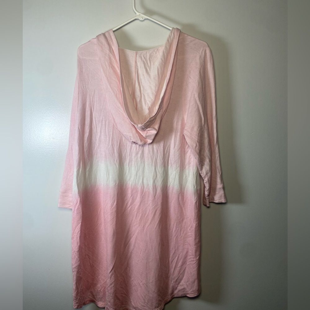 Koolaburra by UGG Pink and White Midi Dress, loungewear, tunic, hoodie, top! - Picture 3 of 5